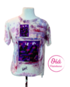 Remera Urbana violeta batik