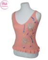 Musculosa Hilares rosa flores