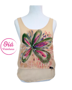 blusa Aura flor