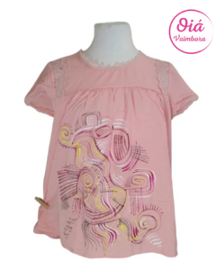 blusa pepa rosa abstracto