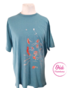 remera Alquimia celeste tigre