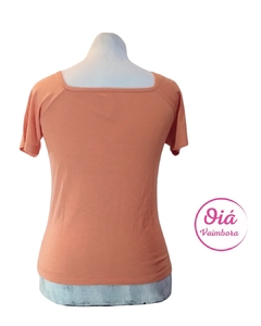 Remera Quadre naranja colibrí M - comprar online