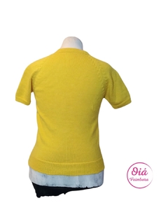 Sweater Corazón amarillo M - comprar online