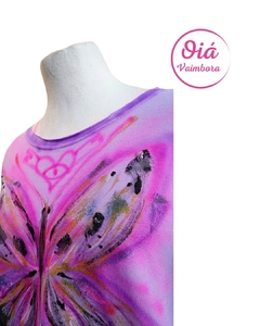 Remera Cuore mariposa, Lila L - comprar online