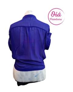 Blusa Blue abstracta M - comprar online