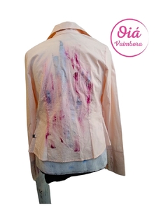 Camisa Rose abstracta, rosa S/M - comprar online