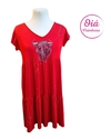 Vestido Miel taurus, rojo de M a XL -