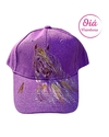 Gorra violeta caballos salvajes