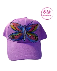 Gorra violeta, mariposa