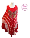 Vestido Antonia Mariposa, rojo abarca hasta XL real