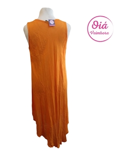 Vestido Antonia Sellos, naranja abarca hasta XL real - - comprar online