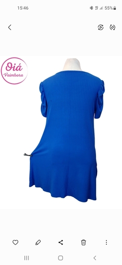 vestido Estrella azul pluma y espiral de M a XL - comprar online