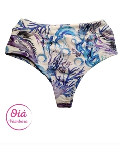 Bombacha bikini blanca estampa medusa