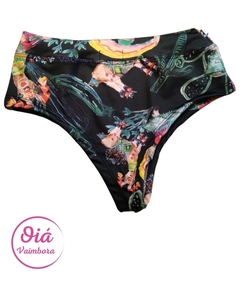 bombacha bikini verde estampa cholita - comprar online