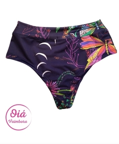 bombacha bikini violeta estampa mariposa - comprar online