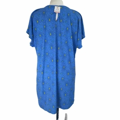 Vestido Pareo celeste pavo real L,XL XXL - comprar online