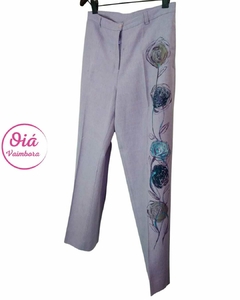 pantalòn de lino sastrero vintage Lila L