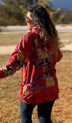 Buzo Oslo rojo AFRICA oversize - tienda online