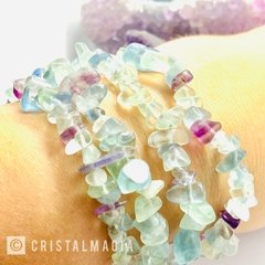 Pulseira Terapêutica Fluorita - CristalMagia