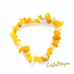 Pulseira Em Jade Amarelo