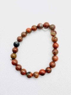 Pulseira Jaspe Brechado Pedra Original - comprar online