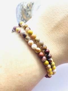 Pulseira Jaspe Australiano (mookaite/ Kenia) - comprar online