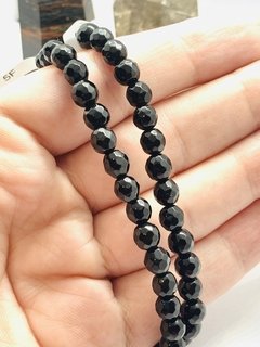 Pulseira Turmalina Negra Sextavada - comprar online