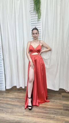 VESTIDO LUNA rojo