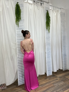 VESTIDO SIRENA NUDO rosa dior - Atrápame si puedes