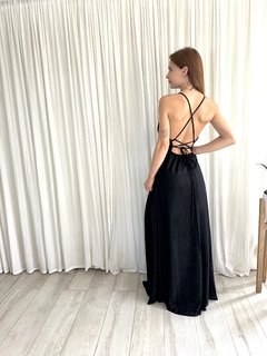 VESTIDO LIRIO GIBRE negro - Atrápame si puedes