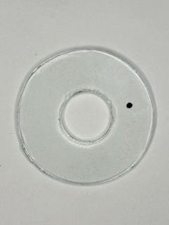 Dona de 4cm con perforación centrada