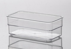 Organizador diamond 15x7,5x5,2cm cristal cod.934