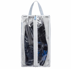 Bolsa porta sapato/tennis tnt+nylon+pvc Tam M 35x40 Br cod.521490