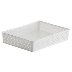 Cesto Organizador Rattan 34 X 25 X 6,5 CM cod. 824