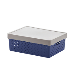 Cesto organizador c/t quadratta 39cm C x 29cmL x 14cm A cod.843az