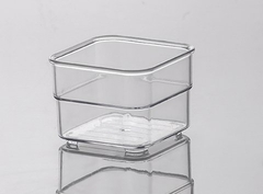 Organizador diamond 7,5x7,5x5,2cm cristal cod.933