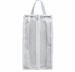 Bolsa porta sapato/tennis tnt+nylon+pvc Tam P 35x21 Br cod.521489 - loja online