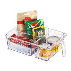 Organizador Multiuso Acrílico c/cabo 3 div cod.or48103n - comprar online