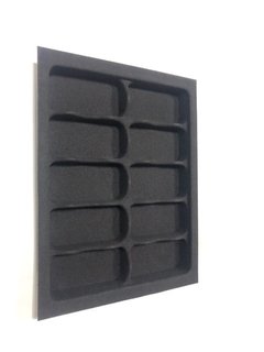 Porta óculos aveludado preto p/10 cod.PO05PT