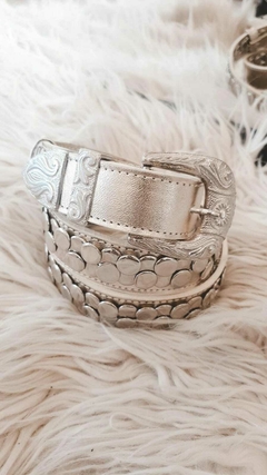 Cinturón Vesna oro blanco - comprar online