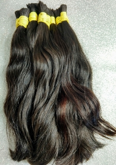 35 cm CABELO HUMANO brasileiro (50 gramas) B7 - Gi Matthias - Beleza Negra Hair