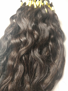 55 cm CABELO HUMANO (50 gramas) I11 castanho médio - Gi Matthias - Beleza Negra Hair