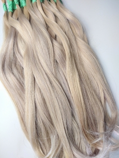 Cabelo Humano - 50 cm - Loiro - L1 - ( 50 gramas) - Gi Matthias - Beleza Negra Hair