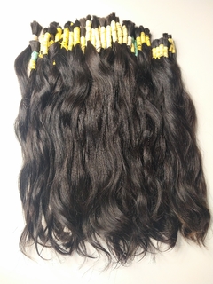45 cm CABELO HUMANO (50 gramas) I18 - Gi Matthias - Beleza Negra Hair