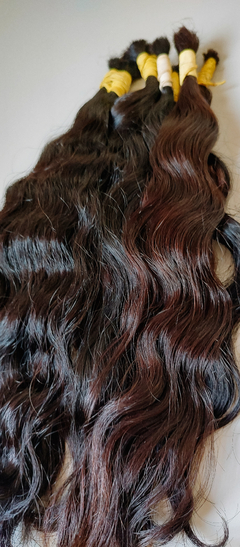 Cabelo Humano Brasileiro 40 CM BN7 (50 gramas) - Gi Matthias - Beleza Negra Hair