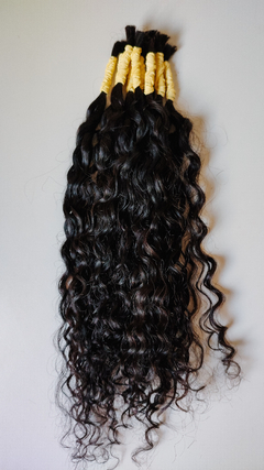 50 cm Cabelo Humano Cacheado a Vapor (50 gramas) P4 - comprar online