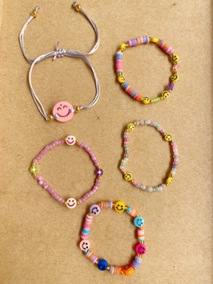 kit de pulseiras smiles