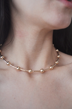 Choker bolinhas flexível - comprar online