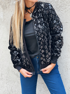 Campera bomber pailette