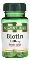 Nature's Bounty Biotin (1000 mcg) - comprar online